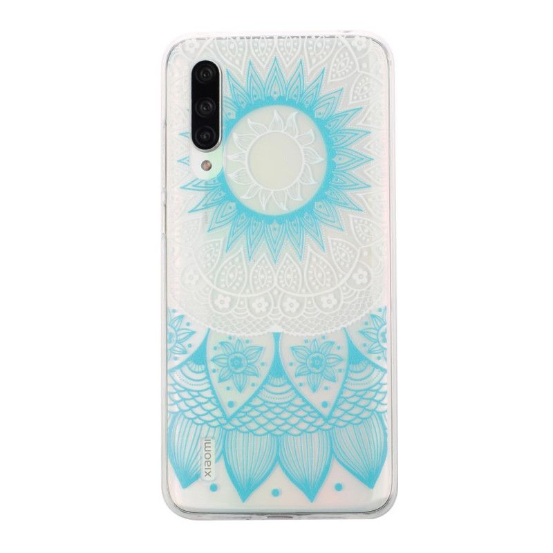 Skal Xiaomi Mi 9 Lite Rosa Transparent Färgglad Mandala