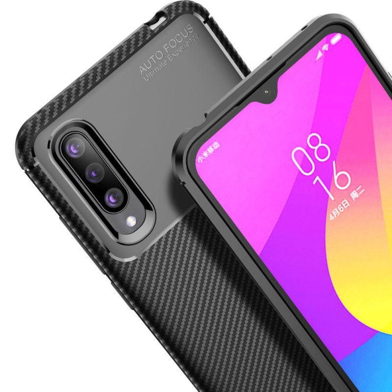 Skal Xiaomi Mi 9 Lite Svart Flexibel Kolfiber