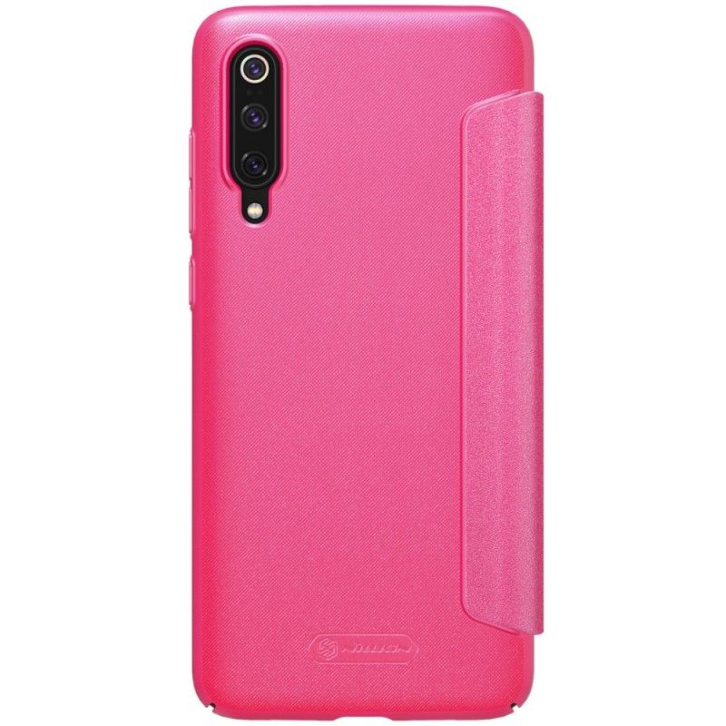 Folio-fodral Xiaomi Mi 9 Magenta Mobilskal Nillkin