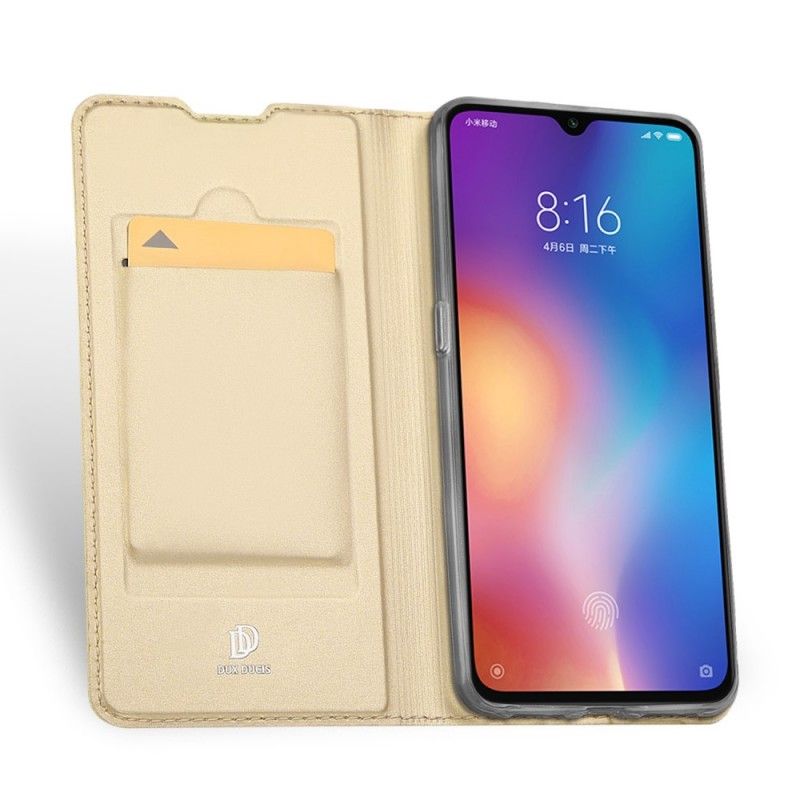 Folio-fodral Xiaomi Mi 9 Marinblå Förstklassig Serie