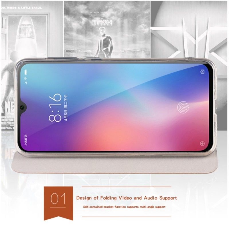 Folio-fodral Xiaomi Mi 9 Svart Vintage Mofi