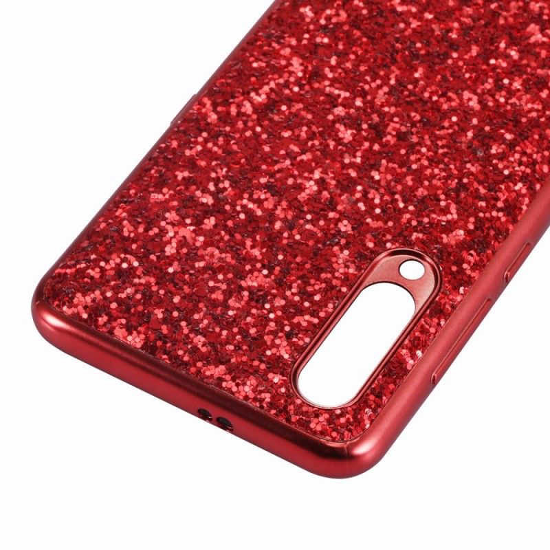 Skal för Xiaomi Mi 9 Röd Jag Är Glitter