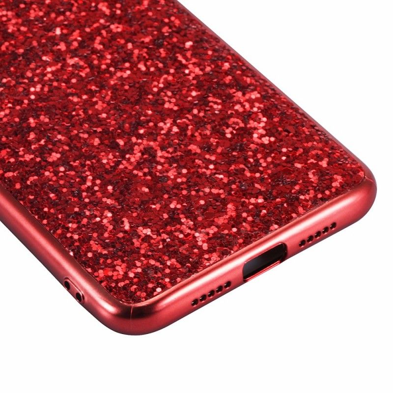 Skal för Xiaomi Mi 9 Röd Jag Är Glitter