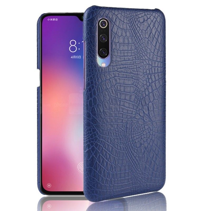 Skal för Xiaomi Mi 9 Röd Krokodilhudeffekt