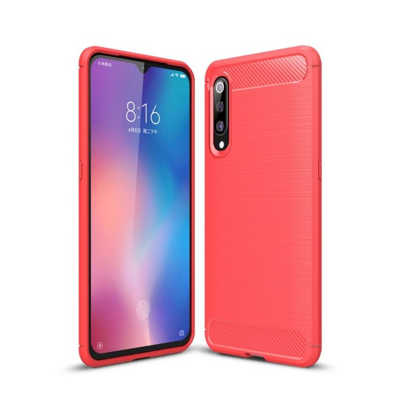 Skal Xiaomi Mi 9 Svart Borstad Kolfiber