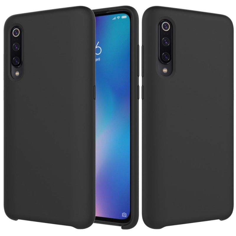 Skal Xiaomi Mi 9 Svart Silikonvätska