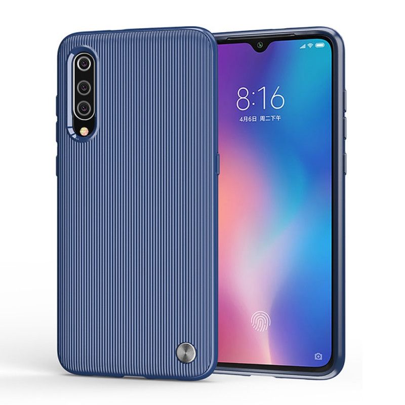 Skal Xiaomi Mi 9 Svart Strukturerad Silikon