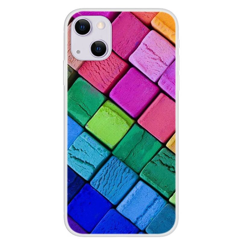 Skal iPhone 13 Mini Färgade Kuber