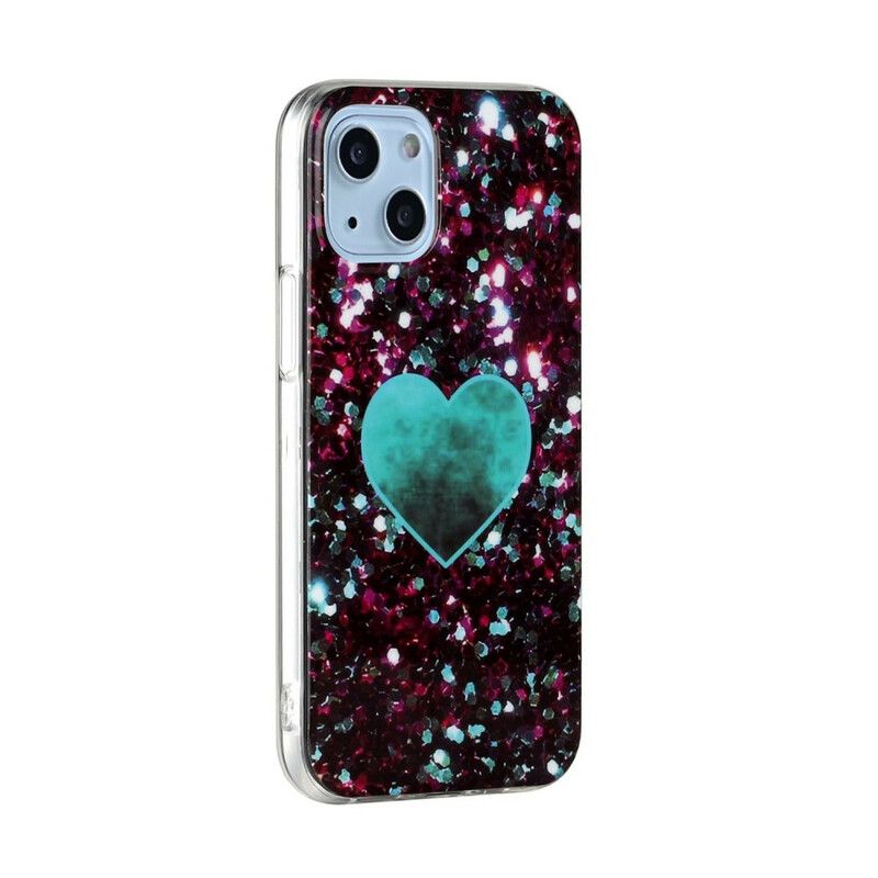 Skal iPhone 13 Mini Glitter Marble