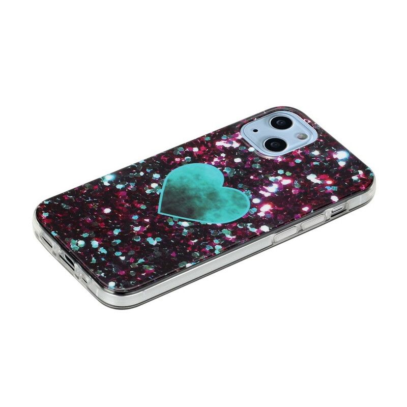 Skal iPhone 13 Mini Glitter Marble