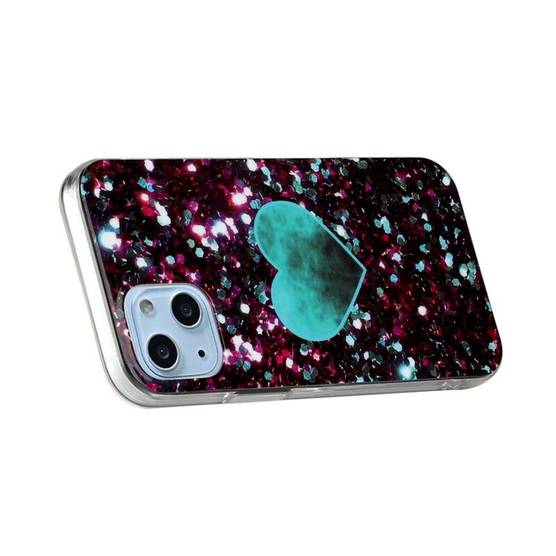 Skal iPhone 13 Mini Glitter Marble