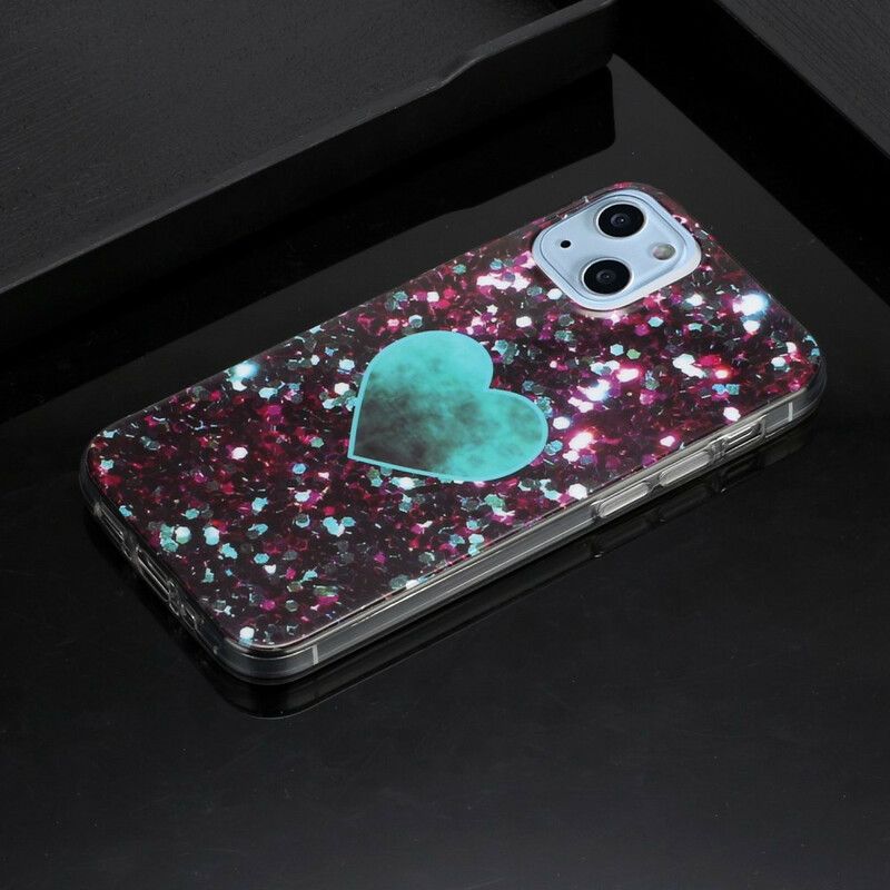 Skal iPhone 13 Mini Glitter Marble