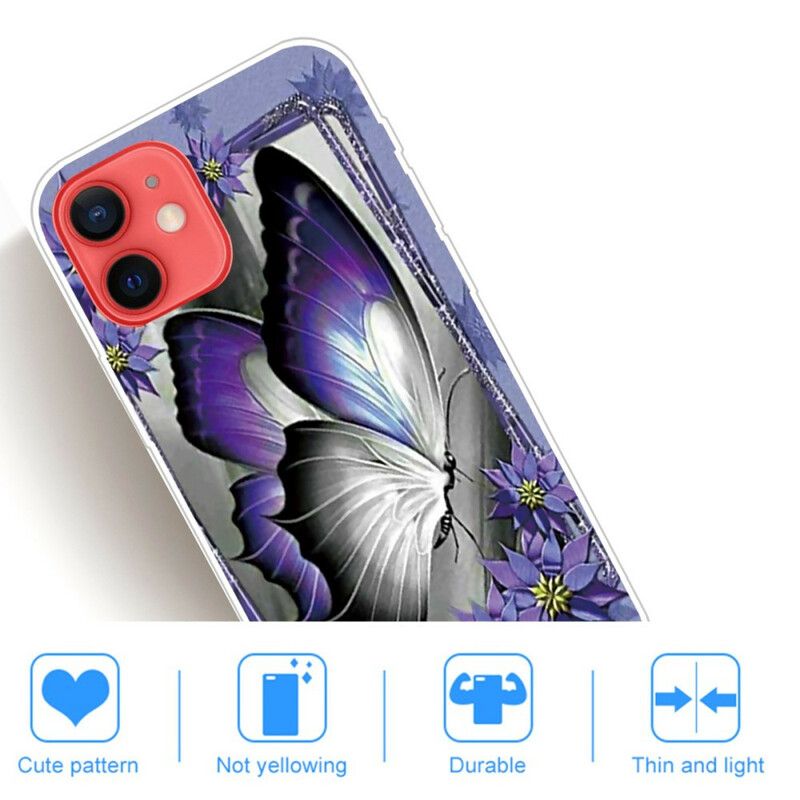 Skal iPhone 13 Mini Royal Butterfly