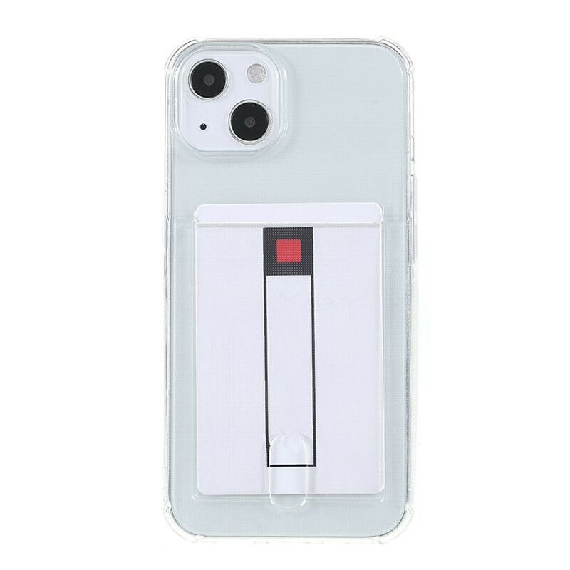 Skal iPhone 13 Mini Telefonfodral Transparent Color Korthållare