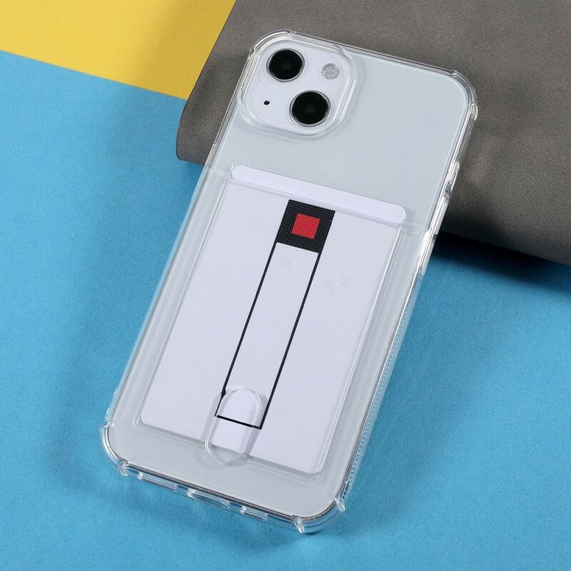 Skal iPhone 13 Mini Telefonfodral Transparent Color Korthållare