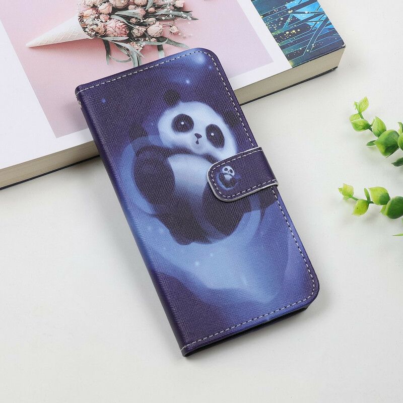 Skyddsfodral iPhone 13 Mini Panda Space