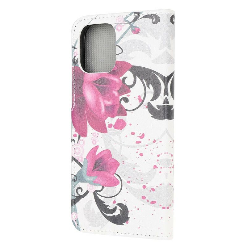Skyddsfodral iPhone 13 Mini Tropiska Blommor