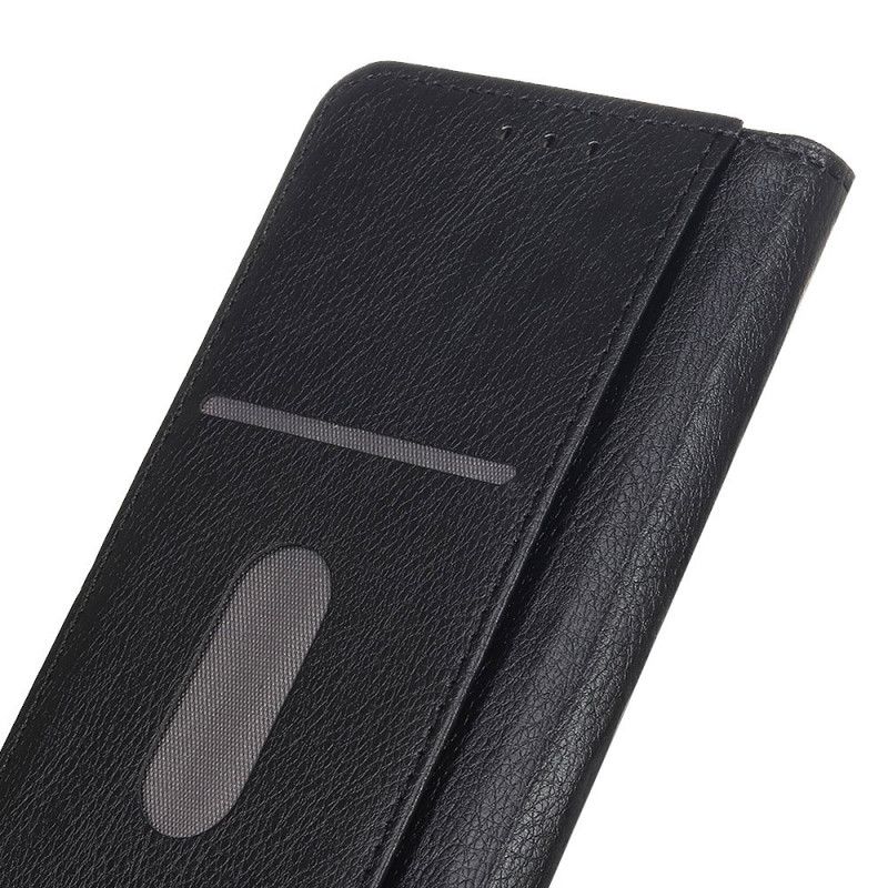 Folio-fodral Samsung Galaxy S20 Ultra Svart Mobilskal Elegant Splitlitchi