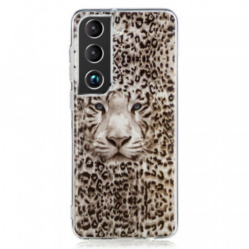 Mobilskal Samsung Galaxy S22 5G Leopard Fluorescerande