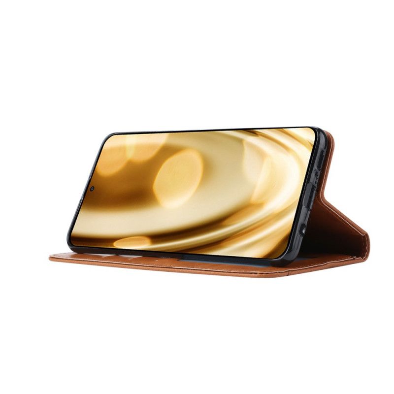 Folio-fodral Samsung Galaxy A71 Svart Korthållare I Konstläder