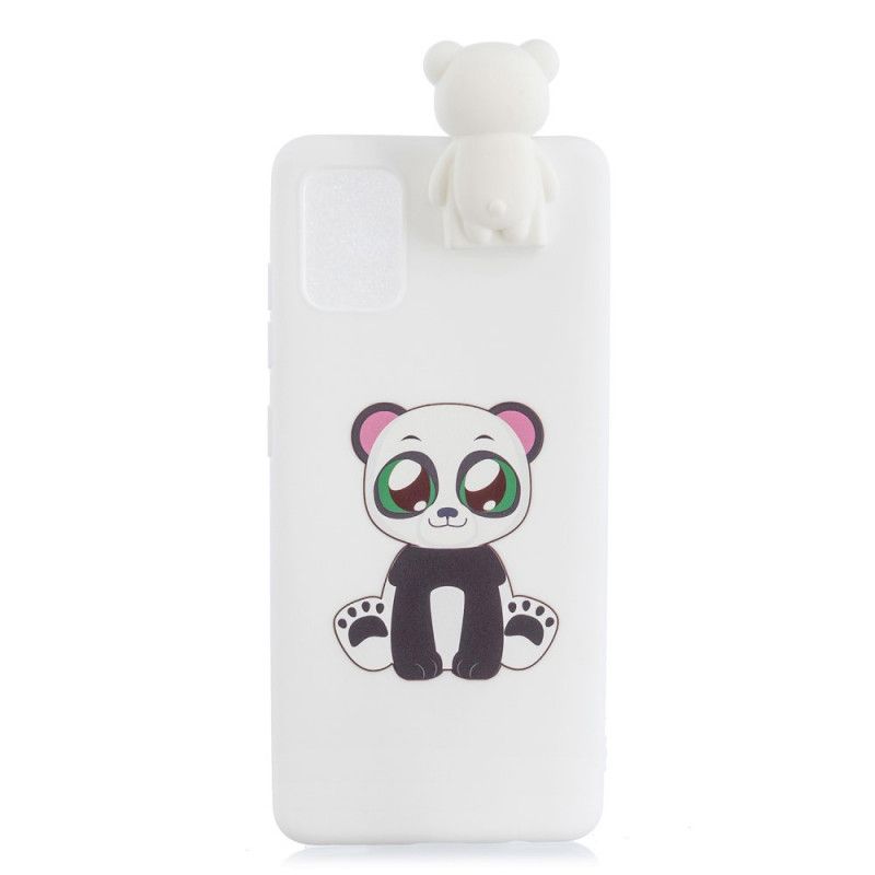 Skal för Samsung Galaxy A71 3D Panda Handsfree-Stöd