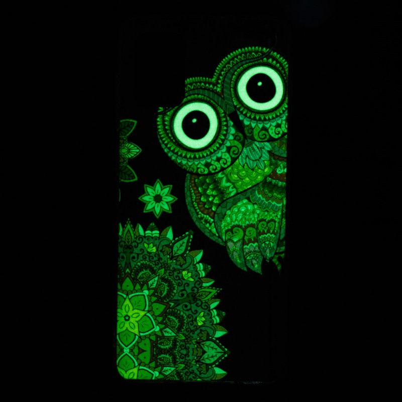 Skal Samsung Galaxy A71 Fluorescerande Mandalauggla