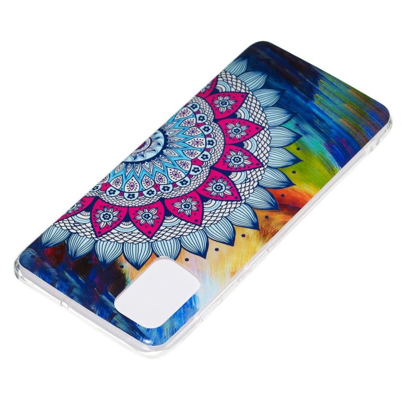 Skal Samsung Galaxy A71 Mobilskal Fluorescerande Mandala