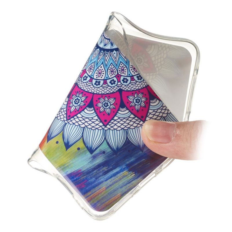 Skal Samsung Galaxy A71 Mobilskal Fluorescerande Mandala