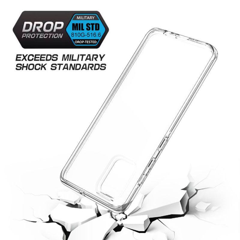 Skal Samsung Galaxy A71 Transparent Framsida