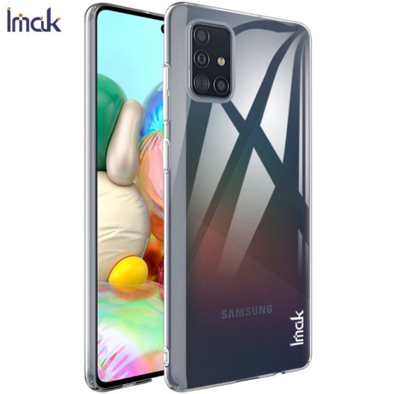 Skal Samsung Galaxy A71 Transparent Med Imak Skärmfilm