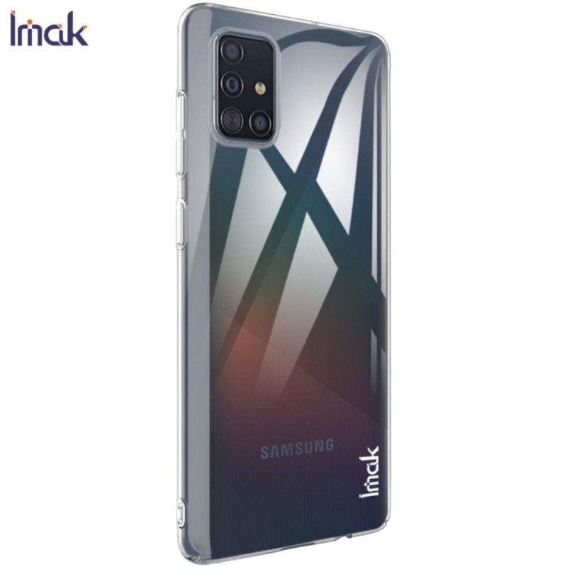 Skal Samsung Galaxy A71 Transparent Med Imak Skärmfilm