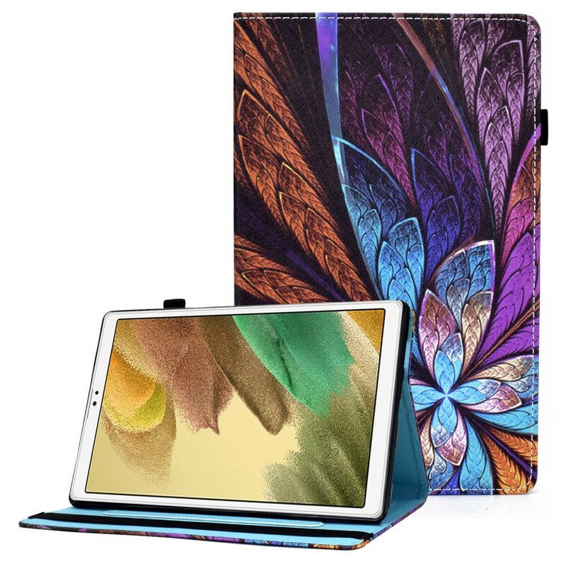 Fodral Samsung Galaxy Tab A7 Lite Abstrakt Blomma