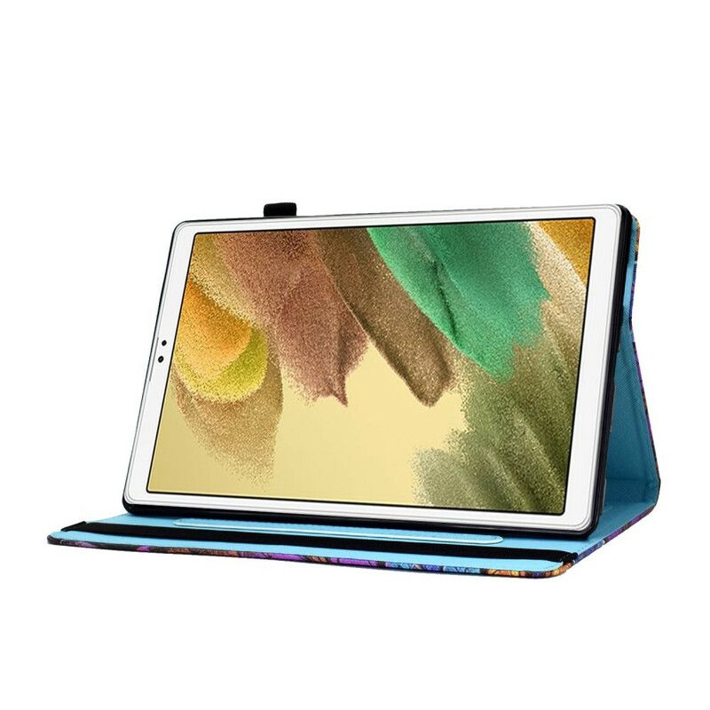 Fodral Samsung Galaxy Tab A7 Lite Abstrakt Blomma