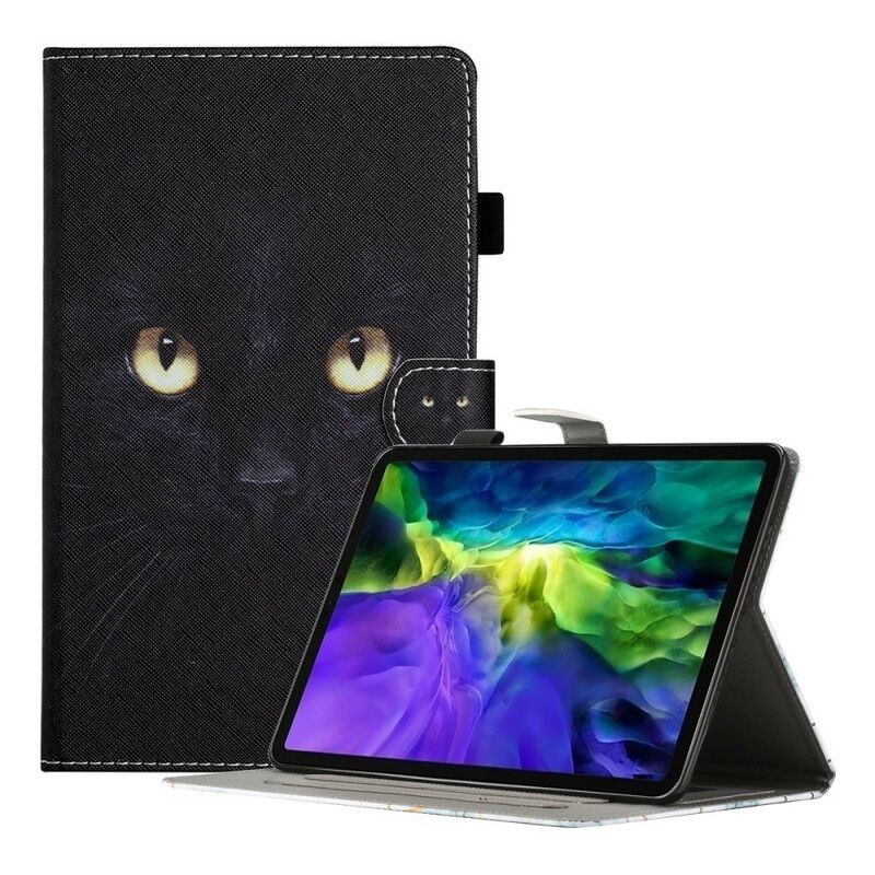 Fodral Samsung Galaxy Tab A7 Lite Black Cat Eyes