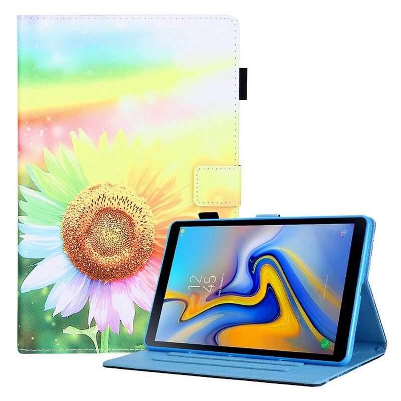 Fodral Samsung Galaxy Tab A7 Lite Blommor I Solen