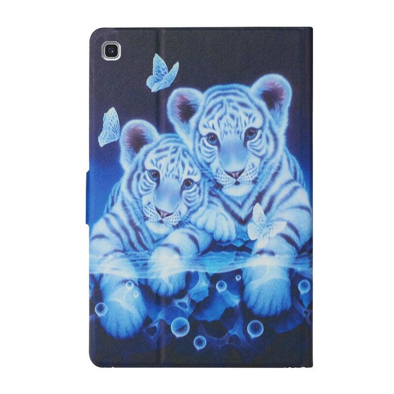 Fodral Samsung Galaxy Tab A7 Lite Tigers