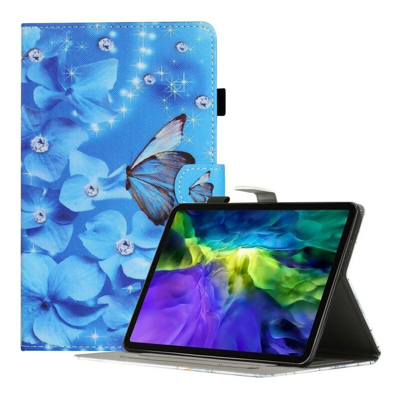Läderfodral Samsung Galaxy Tab A7 Lite Telefonfodral Blommig