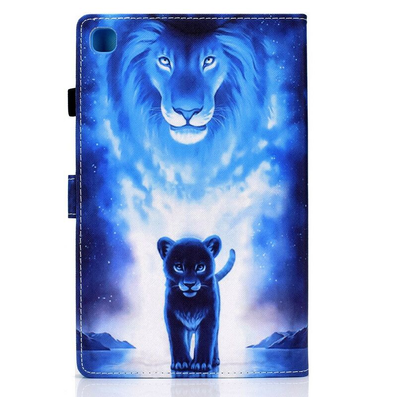 Läderfodral Samsung Galaxy Tab A7 Lite Telefonfodral Dream Of Lion Cub