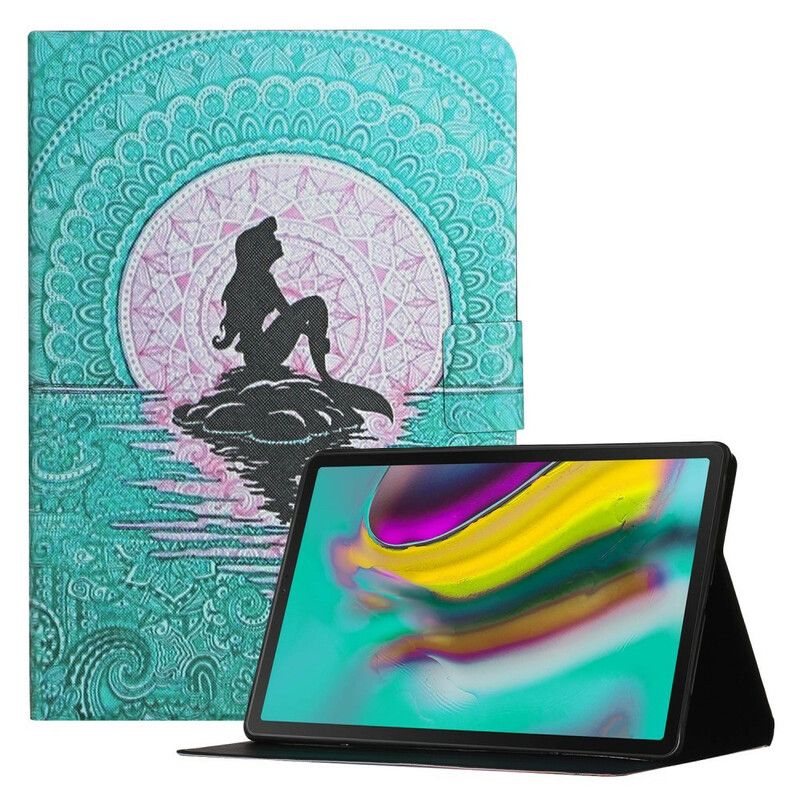 Läderfodral Samsung Galaxy Tab A7 Lite Telefonfodral Mermaid Mandala