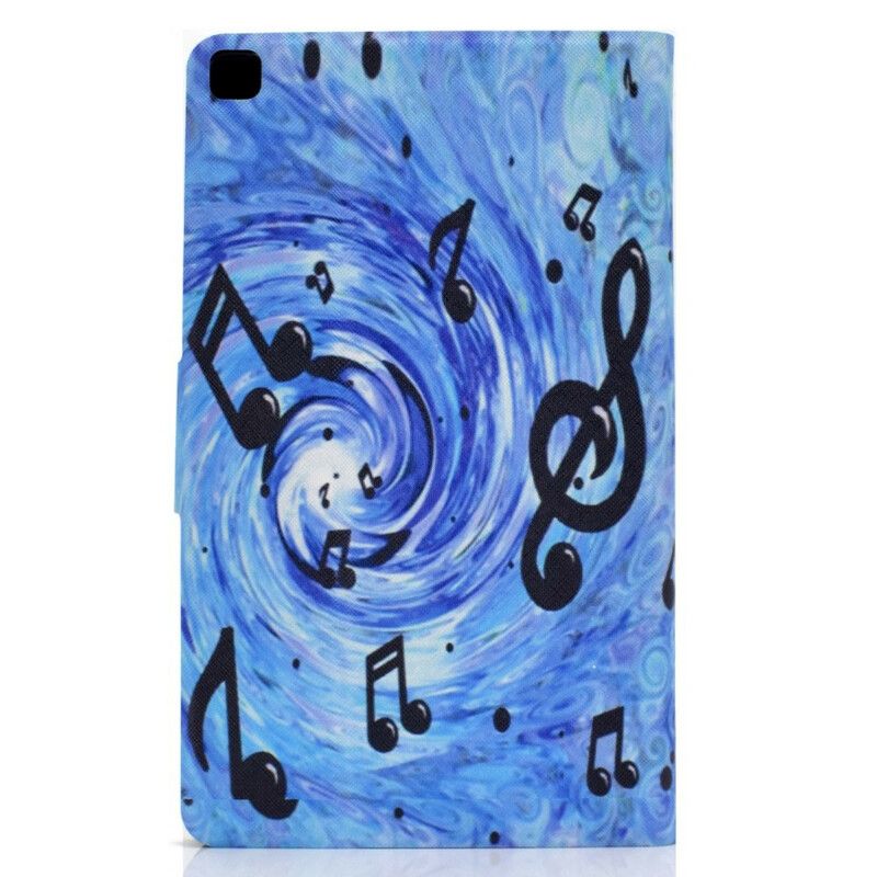 Skyddsfodral Samsung Galaxy Tab A7 Lite Musiknoter