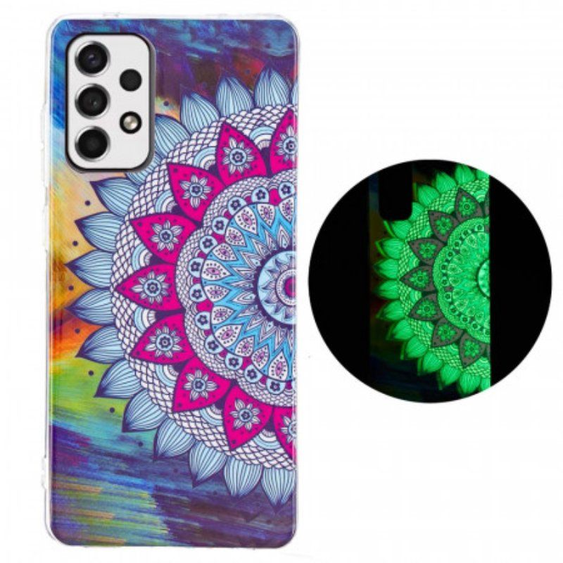 Skal Samsung Galaxy A53 5G Fluorescerande Färgglada Mandala