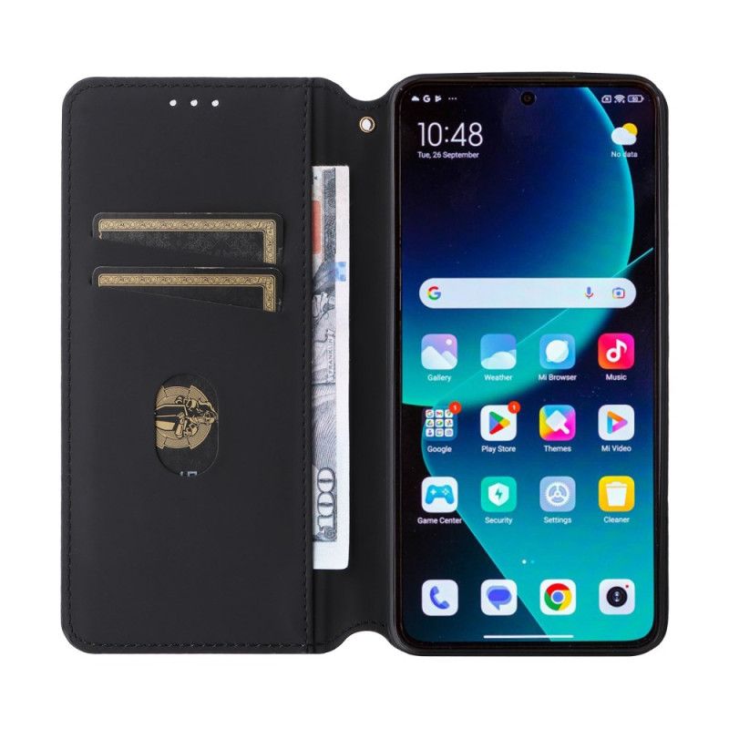 Folio-fodral Xiaomi 14t Pro 3d-kuber