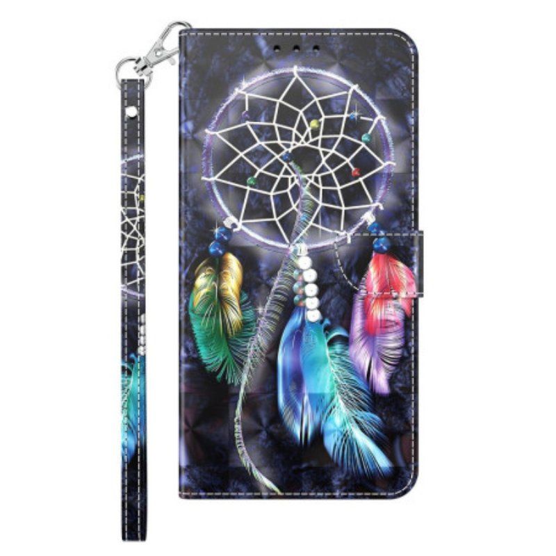 Folio-fodral Sony Xperia 1 IV Med Kedjar Strap Dream Catcher