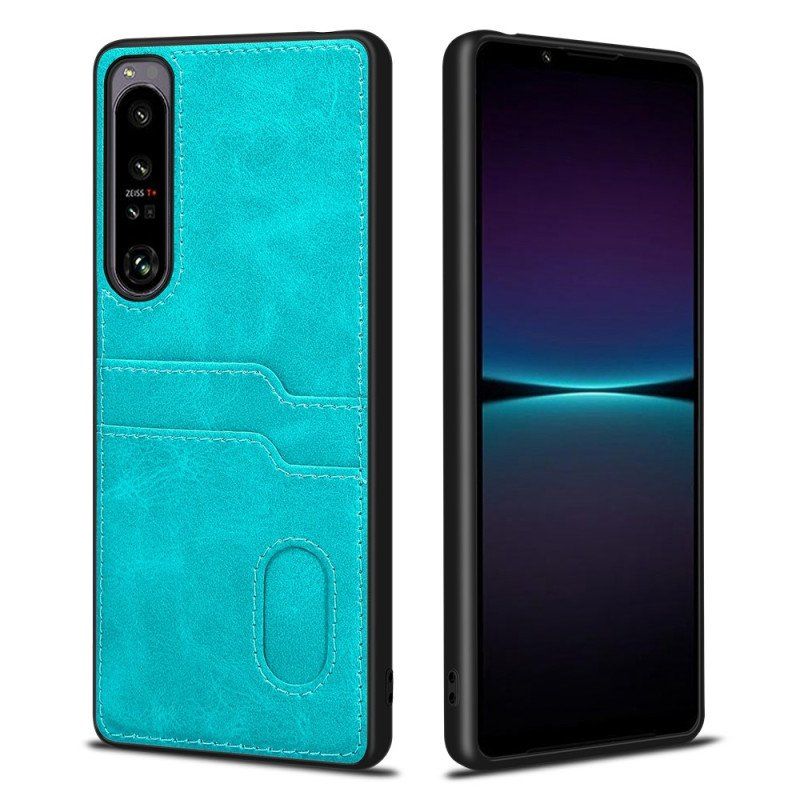 Skal Sony Xperia 1 IV Dubbel Korthållare