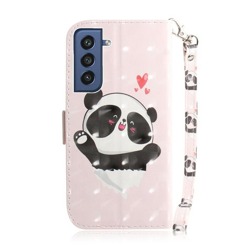 Fodral För Samsung Galaxy S21 Fe Panda Love Strappy