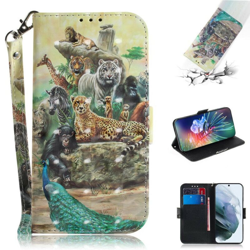 Fodral Samsung Galaxy S21 Fe Animal Safari String