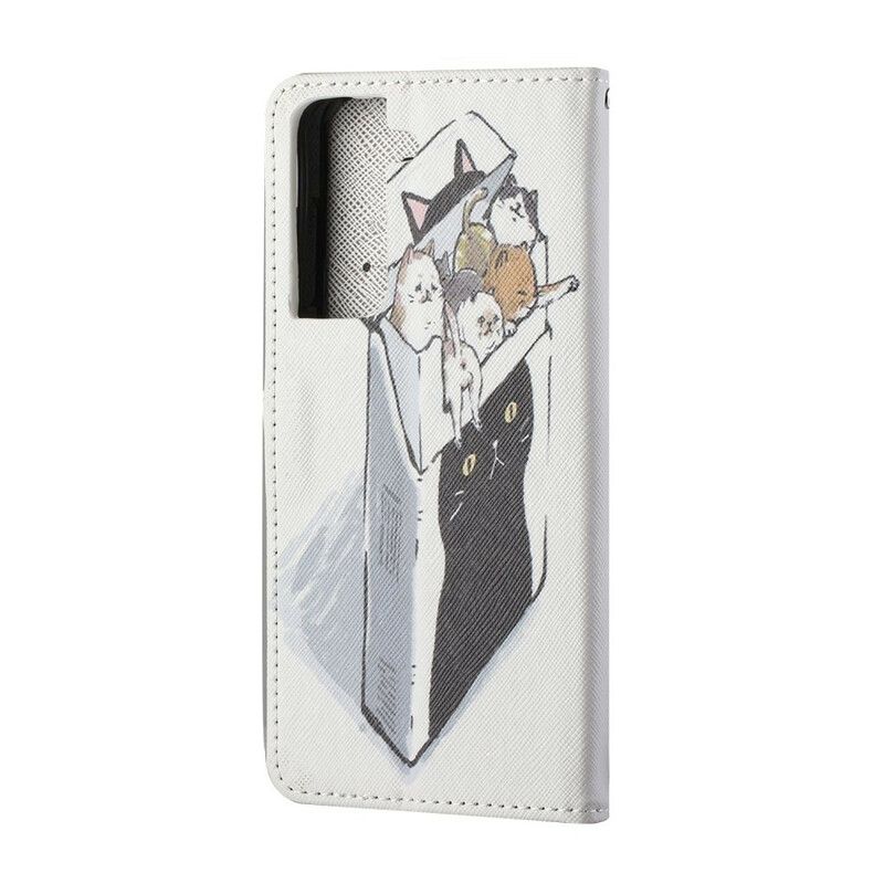 Fodral Samsung Galaxy S21 Fe Frakt Thong Cats