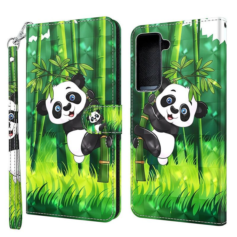 Fodral Samsung Galaxy S21 Fe Panda Och Bambu