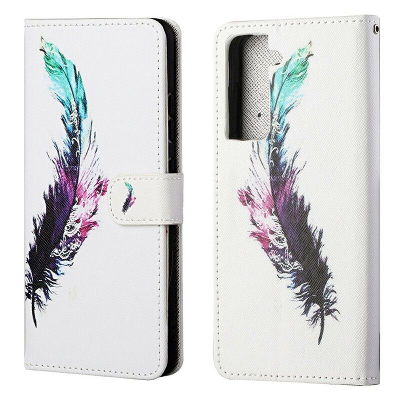 Fodral Samsung Galaxy S21 Fe Strap Feather