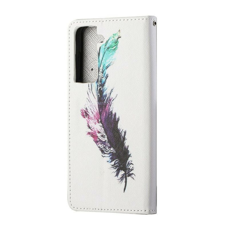 Fodral Samsung Galaxy S21 Fe Strap Feather